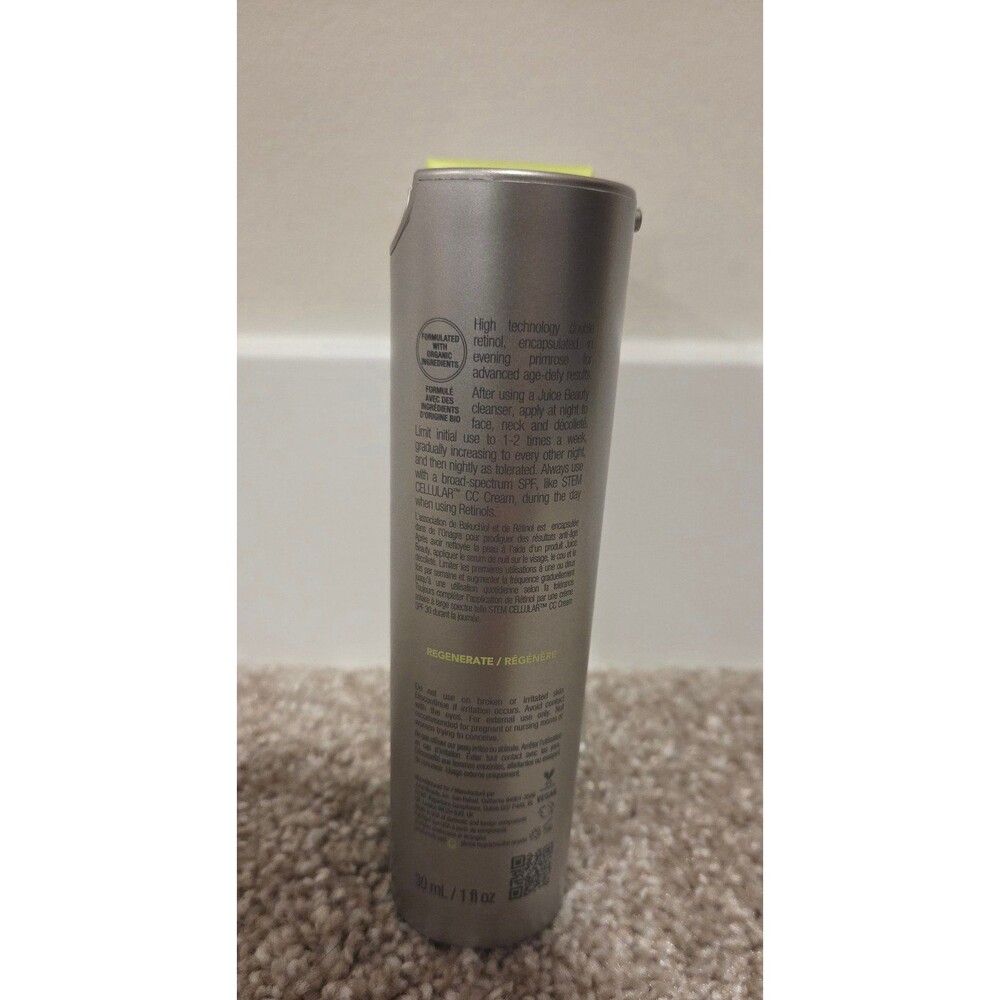 Juice Beauty Stem Cellular Anti-Wrinkle Retinol Overnight Serum 30ml - Picture 4 of 4